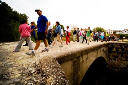 El viejo puente de piedra de San Miguel de Bernuy