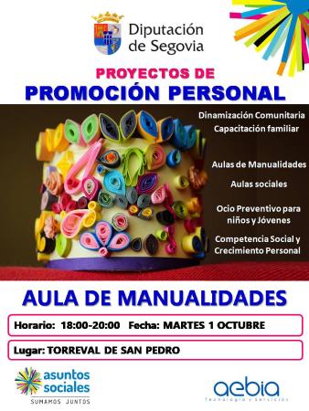 Imagen COMIENZO DE LAS AULAS DE MANUALIDADES