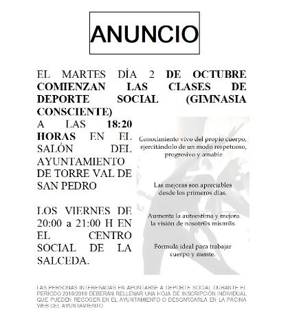 Imagen HOY COMIENZA DEPORTE SOCIAL