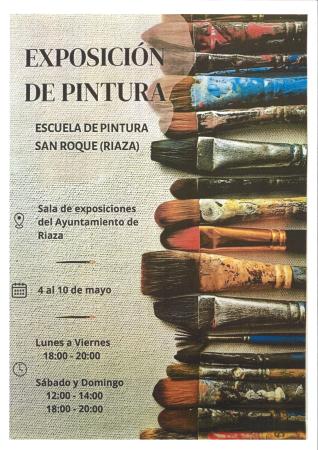 Imagen EXPOSICIÓN DE PINTURA. Escuela de Pintura San Roque (Riaza)