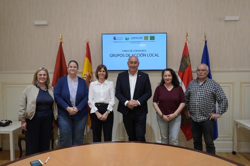 La Diputación de Segovia refuerza su apoyo al medio rural con 90.000 euros para los Grupos de Acción Local