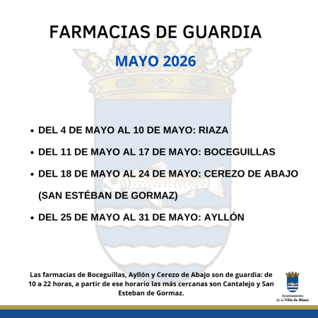 Imagen FARMACIAS DE GUARDIA, MAYO 2026.