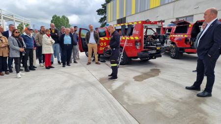 Los alcaldes de la provincia se interesan por el funcionamiento del Servicio de Prevención y Extinción de Incendios y Salvamento de la...