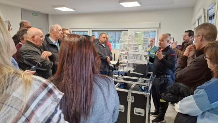 Los alcaldes de la provincia se interesan por el funcionamiento del Servicio de Prevención y Extinción de Incendios y Salvamento de la...