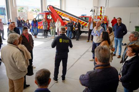 Los alcaldes de la provincia se interesan por el funcionamiento del Servicio de Prevención y Extinción de Incendios y Salvamento de la...