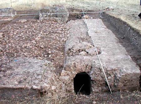 Imagen Excavación de las Termas del Foro en 2001