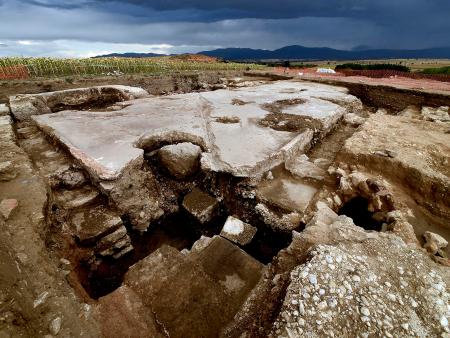 Imagen Excavación del frigidarium de las Termas de Fortuna e 2018