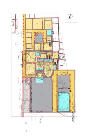 Imagen Plano de excavación de las Termas de Fortuna (Martínez Caballero et alii 2026)