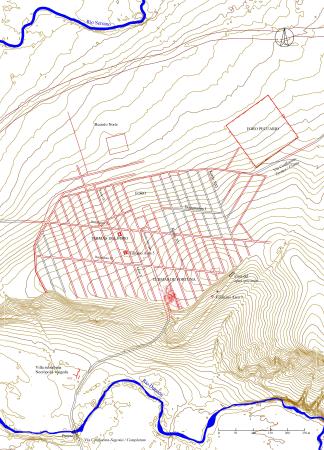 Imagen Plano de Confloenta en el siglo I a.C.