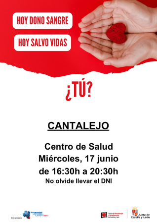 Imagen Colecta de donación de sangre en Cantalejo