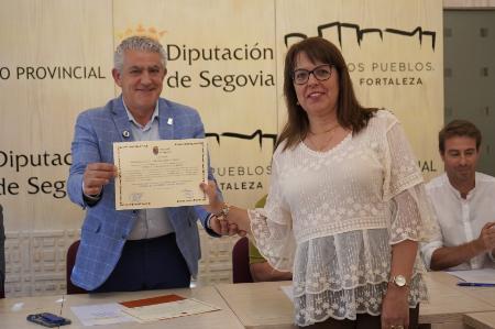 Cinco funcionarias toman posesión de sus plazas en la Diputación de Segovia como operarias de lavandería, costura y limpieza