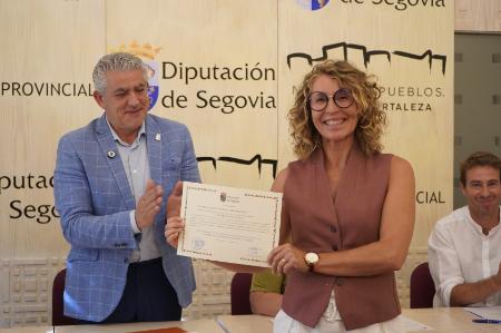 Cinco funcionarias toman posesión de sus plazas en la Diputación de Segovia como operarias de lavandería, costura y limpieza
