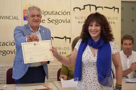 Cinco funcionarias toman posesión de sus plazas en la Diputación de Segovia como operarias de lavandería, costura y limpieza