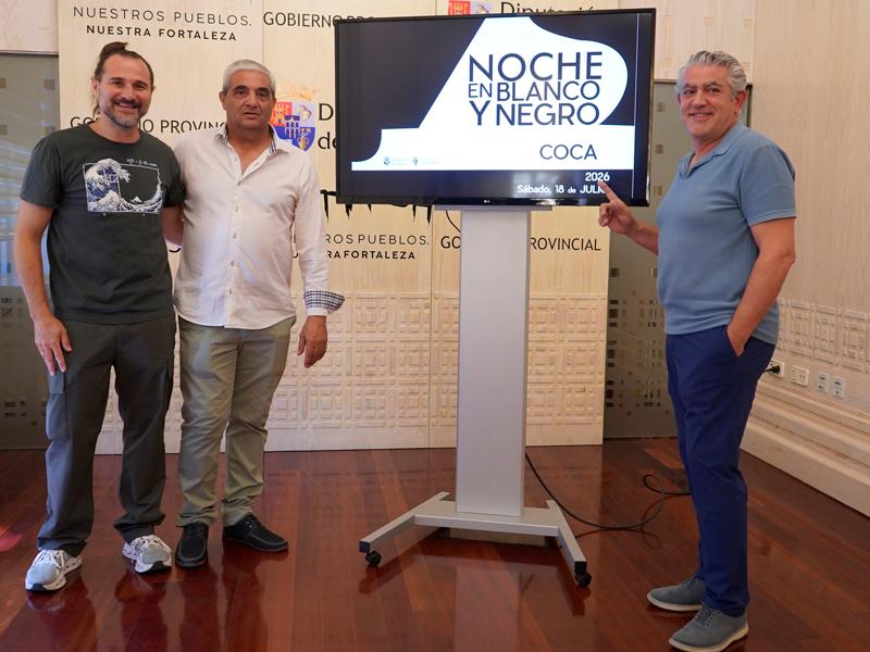 La Noche en Blanco y Negro llevará la magia del piano a los rincones más emblemáticos de la villa de Coca el próximo 18 de julio, con el apoyo...