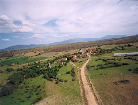 Vista aérea de Aldeanueva del Monte