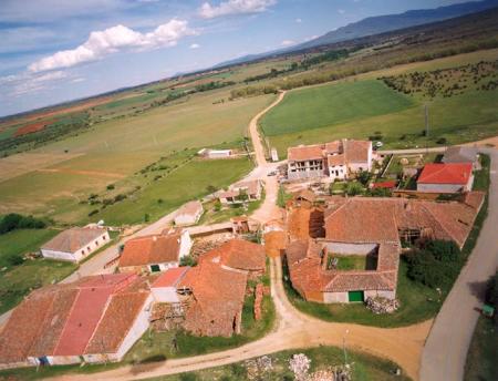 Vista aérea de Barahona de Fresno