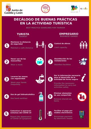 Imagen Guía de Buenas Prácticas sector Turístico. Covid-19