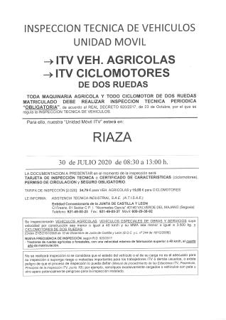 Imagen ITV VEHÍCULOS AGRÍCOLAS Y CICLOMOTORES.