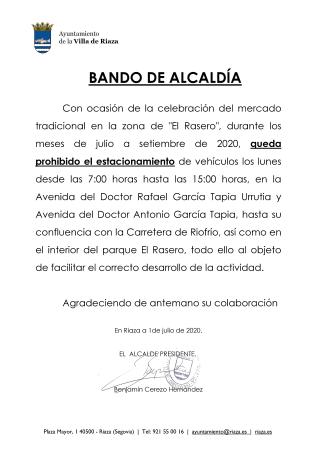 Imagen Bando de Alcaldía