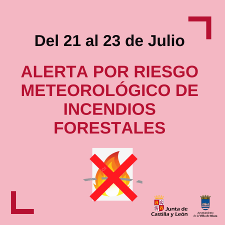 Imagen Alerta por riesgo meteorológico de incendios forestales