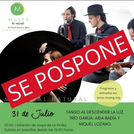 Imagen Suspensión evento Museg Al aire Libre en la Pinilla