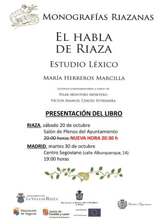 Imagen EL HABLA DE RIAZA. ESTUDIO LÉXICO