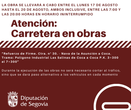Imagen La Diputación da inicio el lunes 17 a las obras de refuerzo del firme en...