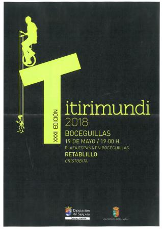 Imagen TITIRIMUNDI 2018 EN LA VILLA DE BOCEGUILLAS