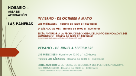 Imagen Horario Aportación