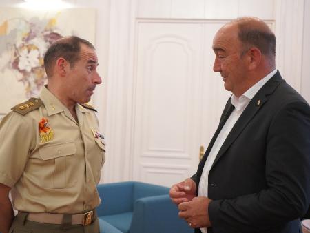 El coronel Serrano traslada al presidente de la Diputación su agradecimiento por el trato recibido y avanza que será un "embajador de la...