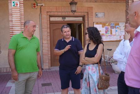 El presidente de la Diputación de Segovia finaliza en Cuéllar su ronda de visitas institucionales por los 208 municipios de la provincia