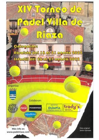 XIV TORNEO DE PÁDEL "VILLA DE RIAZA" INFANTIL