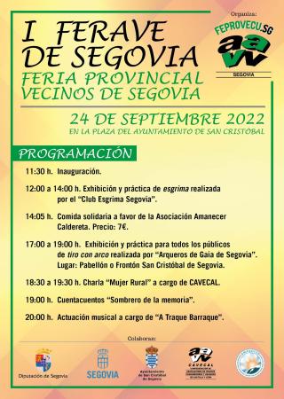 Primera Feria Provincial de Asociaciones de Vecinos de Segovia
