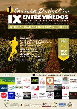 CARTEL ENTRE VIÑEDOS