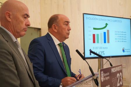El Presupuesto más alto de la historia de la Diputación de Segovia dotado con 90 millones de euros duplica las inversiones en los pueblos de...