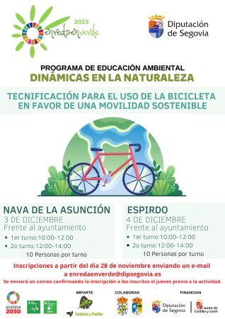 Dinámicas en la Naturaleza 'Tecnificación para el uso de la bicicleta en favor de una movilidad sostenible'