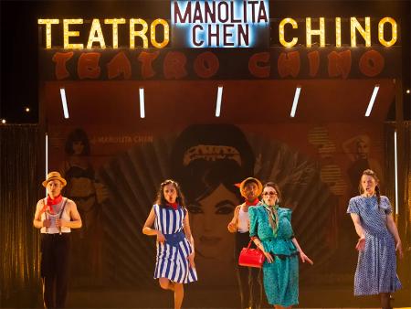 Pepa Zaragoza rinde homenaje a Manolita Chen sobre las tablas del Teatro Juan Bravo con un espectáculo que combina teatro, música y circo
