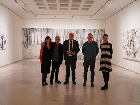 Imagen La obra del segoviano Luis Moro lanza un grito de auxilio desde el Semillero de Arte de la Diputación en el Museo Esteban Vicente