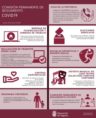 Imagen La Diputación de Segovia adoptará medidas de flexibilización y...