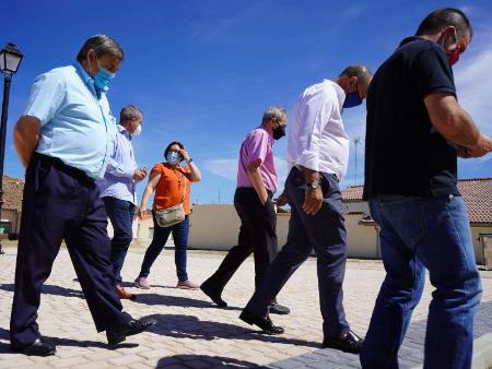 Visita institucional del presidente a Codorniz, Aldeanueva del Codonal, NIeva y Santa María la Real de Nieva