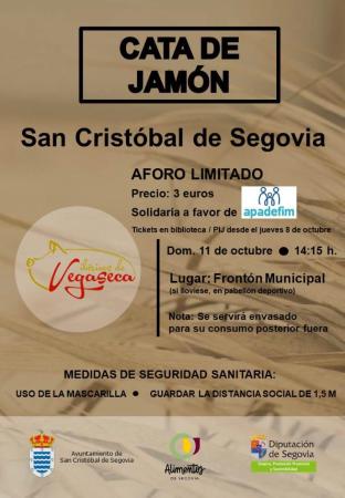 Cata de jamón Ibéricos Vegaseca en San Cristobal de Segovia