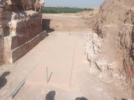 Los equipos de Acción Territorial reconstruyen una alcantarilla en la SGV-3310 conservando su aspecto original