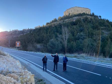 La Diputación invierte más de 150.000 euros en el refuerzo del firme de la carretera que une La Velilla y Pedraza