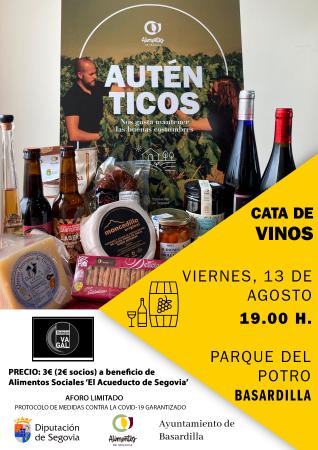 Cata de vino de Alimentos de Segovia