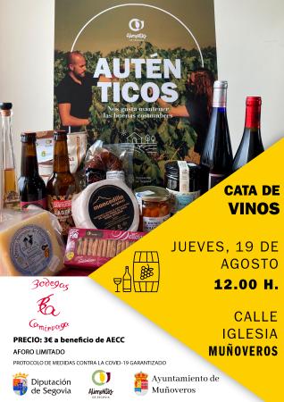 Cata de vino de Alimentos de Segovia