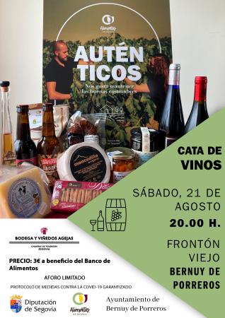 Cata de vinos de Alimentos de Segovia