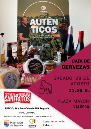 Cata de cervezas de Alimentos de Segovia