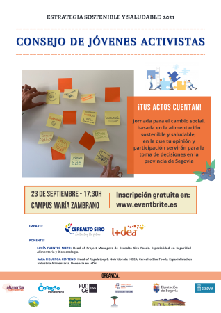 La Diputación de Segovia promueve durante el mes de septiembre nuevos talleres y cursos sobre alimentación sostenible y saludable