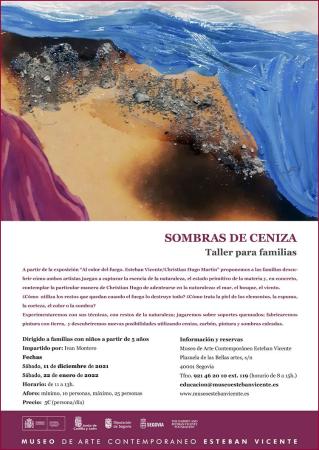 Taller para familias 'Sombras de ceniza' en el Museo Esteban Vicente