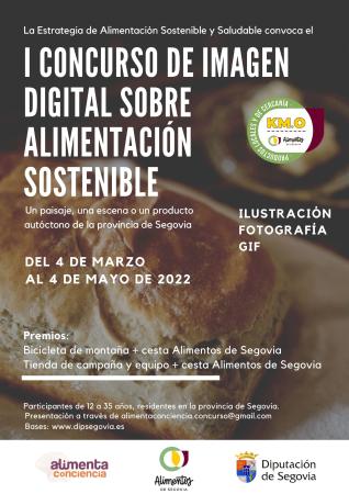 La Diputación de Segovia convoca un concurso de imagen digital sobre alimentación sostenible